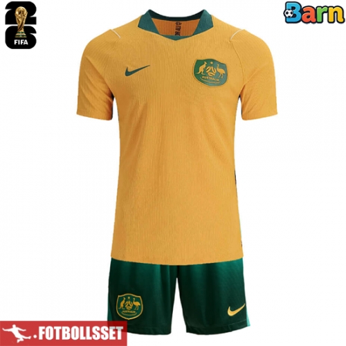 Australien Hemmatröja Barn VM 2026 Kortärmad (+ Korta byxor)