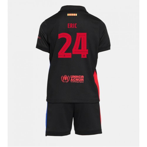 Barcelona Eric Garcia #24 Bortatröja Barn 2024-25 Kortärmad (+ Korta byxor)