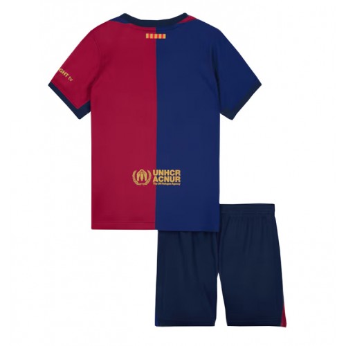 Barcelona Hemmatröja Barn 2024-25 Kortärmad (+ Korta byxor)