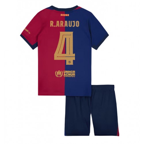 Barcelona Ronald Araujo #4 Hemmatröja Barn 2024-25 Kortärmad (+ Korta byxor) Barcelona Ronald Araujo #4 Hemmatröja Barn 2024-25 Kortärmad (+ Korta byxor)