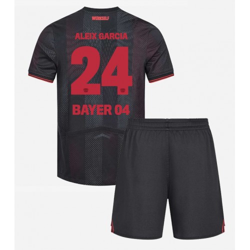 Bayer Leverkusen Aleix Garcia #24 Hemmatröja Barn 2025-26 Kortärmad (+ Korta byxor)