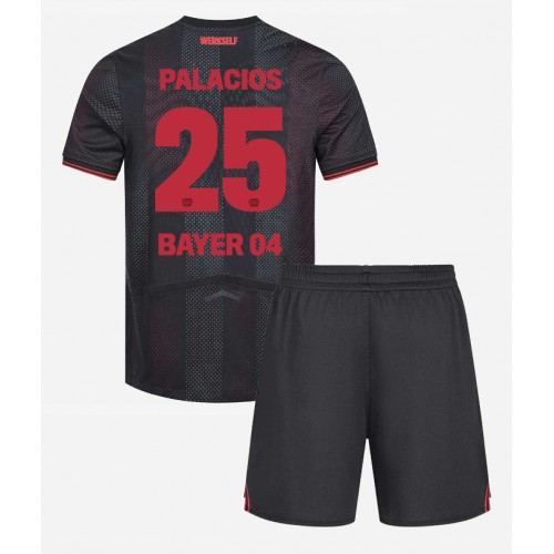 Bayer Leverkusen Exequiel Palacios #25 Hemmatröja Barn 2025-26 Kortärmad (+ Korta byxor)