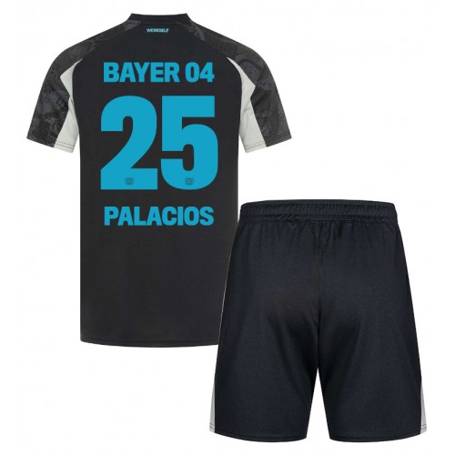 Bayer Leverkusen Exequiel Palacios #25 Tredje Tröja Barn 2024-25 Kortärmad (+ Korta byxor)