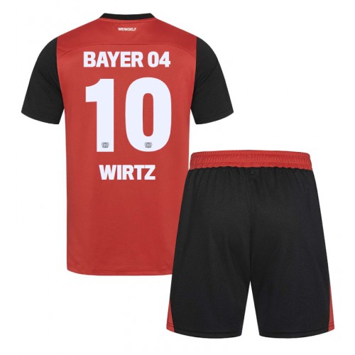 Bayer Leverkusen Florian Wirtz #10 Hemmatröja Barn 2024-25 Kortärmad (+ Korta byxor) Bayer Leverkusen Florian Wirtz #10 Hemmatröja Barn 2024-25 Kortärmad (+ Korta byxor)