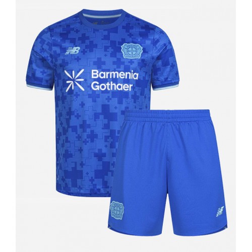 Bayer Leverkusen Loic Bade #5 Tredje Tröja Barn 2025-26 Kortärmad (+ Korta byxor)