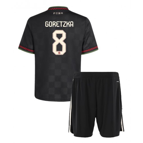 Bayern Munich Leon Goretzka #8 Tredje Tröja Barn 2025-26 Kortärmad (+ Korta byxor)