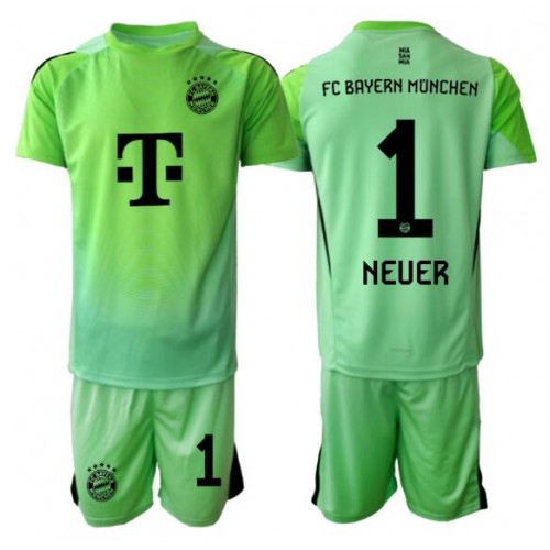Bayern Munich Manuel Neuer #1 Målvakt Hemmatröja Barn 2025-26 Kortärmad (+ Korta byxor)