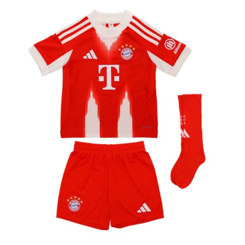 Bayern Munich Sacha Boey #23 Hemmatröja Barn 2025-26 Kortärmad (+ Korta byxor)