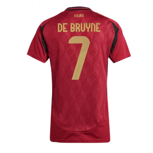 Belgien Kevin De Bruyne #7 Hemmatröja Dam EM 2024 Kortärmad Belgien Kevin De Bruyne #7 Hemmatröja Dam EM 2024 Kortärmad