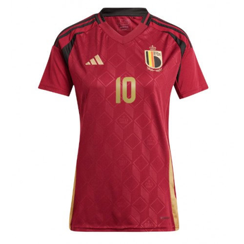Belgien Romelu Lukaku #10 Hemmatröja Dam EM 2024 Kortärmad Belgien Romelu Lukaku #10 Hemmatröja Dam EM 2024 Kortärmad