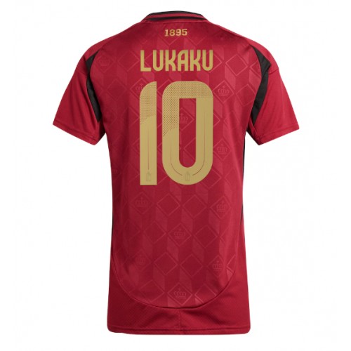 Belgien Romelu Lukaku #10 Hemmatröja Dam EM 2024 Kortärmad Belgien Romelu Lukaku #10 Hemmatröja Dam EM 2024 Kortärmad