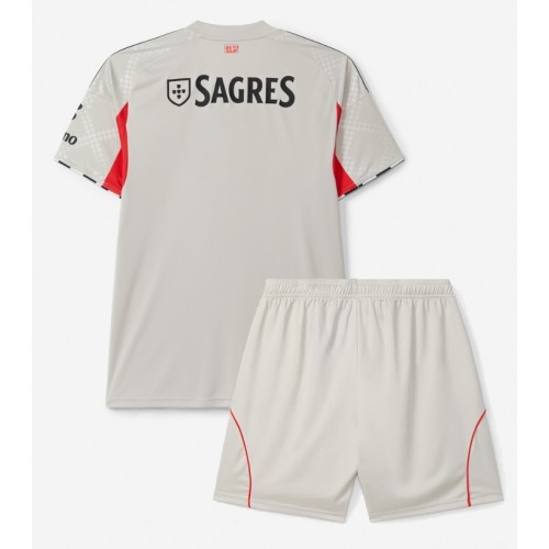 Benfica Bortatröja Barn 2025-26 Kortärmad (+ Korta byxor)