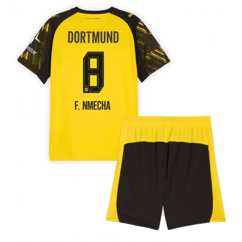 Borussia Dortmund Felix Nmecha #8 Hemmatröja Barn 2025-26 Kortärmad (+ Korta byxor)