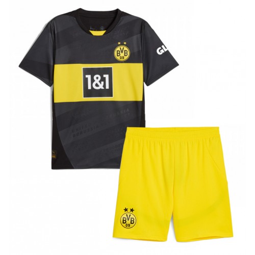 Borussia Dortmund Julian Brandt #10 Bortatröja Barn 2024-25 Kortärmad (+ Korta byxor) Borussia Dortmund Julian Brandt #10 Bortatröja Barn 2024-25 Kortärmad (+ Korta byxor)