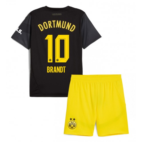 Borussia Dortmund Julian Brandt #10 Bortatröja Barn 2024-25 Kortärmad (+ Korta byxor) Borussia Dortmund Julian Brandt #10 Bortatröja Barn 2024-25 Kortärmad (+ Korta byxor)