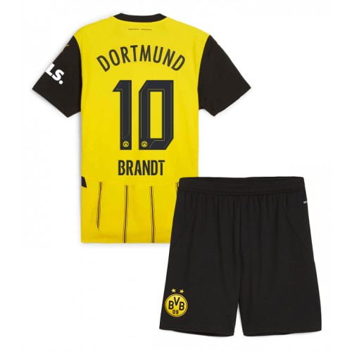Borussia Dortmund Julian Brandt #10 Hemmatröja Barn 2024-25 Kortärmad (+ Korta byxor) Borussia Dortmund Julian Brandt #10 Hemmatröja Barn 2024-25 Kortärmad (+ Korta byxor)