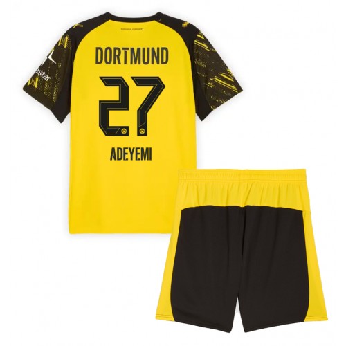Borussia Dortmund Karim Adeyemi #27 Hemmatröja Barn 2025-26 Kortärmad (+ Korta byxor)