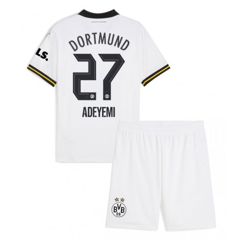 Borussia Dortmund Karim Adeyemi #27 Tredje Tröja Barn 2024-25 Kortärmad (+ Korta byxor)