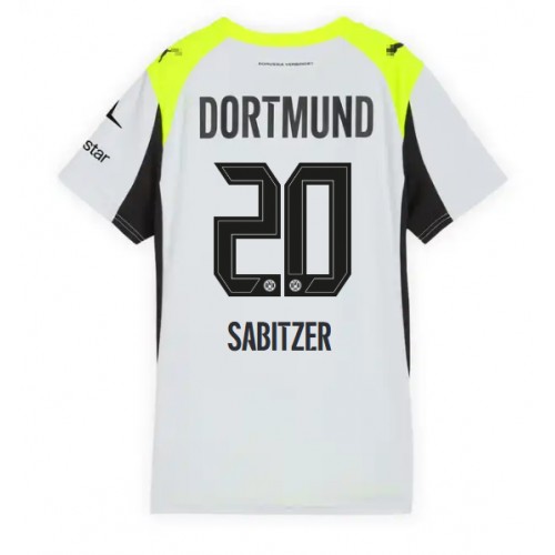 Borussia Dortmund Marcel Sabitzer #20 Bortatröja Dam 2025-26 Kortärmad
