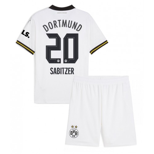 Borussia Dortmund Marcel Sabitzer #20 Tredje Tröja Barn 2024-25 Kortärmad (+ Korta byxor)