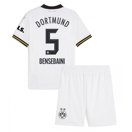 Borussia Dortmund Ramy Bensebaini #5 Tredje Tröja Barn 2024-25 Kortärmad (+ Korta byxor) Borussia Dortmund Ramy Bensebaini #5 Tredje Tröja Barn 2024-25 Kortärmad (+ Korta byxor)
