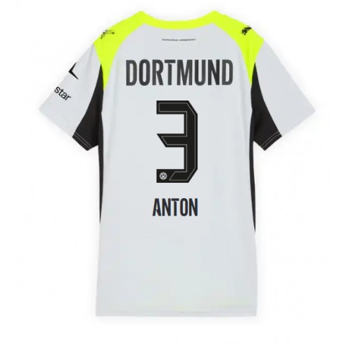 Borussia Dortmund Waldemar Anton #3 Bortatröja Dam 2025-26 Kortärmad
