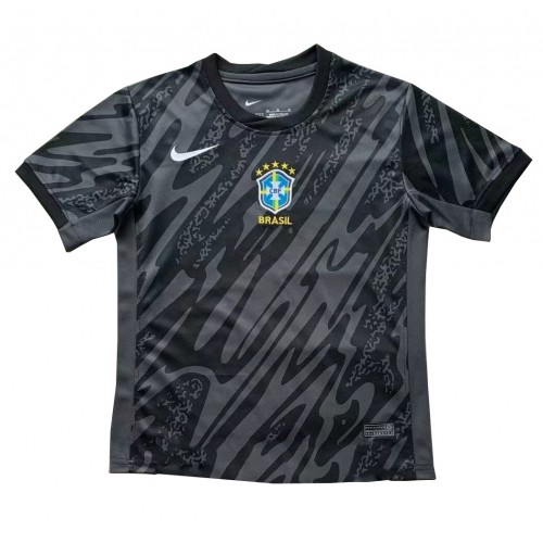Brasilien Målvakt Bortatröja Copa America 2024 Kortärmad Brasilien Målvakt Bortatröja Copa America 2024 Kortärmad