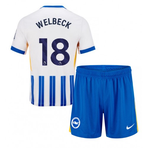 Brighton Danny Welbeck #18 Hemmatröja Barn 2024-25 Kortärmad (+ Korta byxor) Brighton Danny Welbeck #18 Hemmatröja Barn 2024-25 Kortärmad (+ Korta byxor)