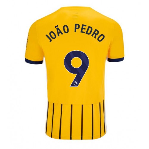 Brighton Joao Pedro #9 Bortatröja 2024-25 Kortärmad Brighton Joao Pedro #9 Bortatröja 2024-25 Kortärmad