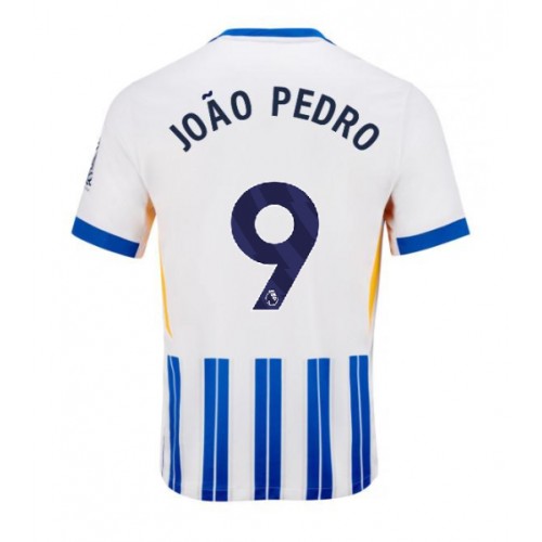 Brighton Joao Pedro #9 Hemmatröja 2024-25 Kortärmad Brighton Joao Pedro #9 Hemmatröja 2024-25 Kortärmad