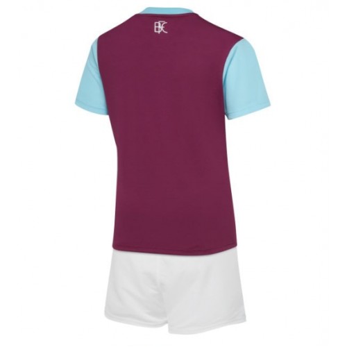 Burnley Hemmatröja Barn 2024-25 Kortärmad (+ Korta byxor)