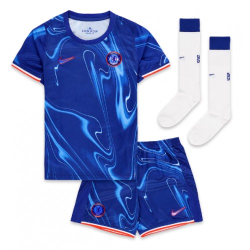 Chelsea Enzo Fernandez #8 Hemmatröja Barn 2024-25 Kortärmad (+ Korta byxor)