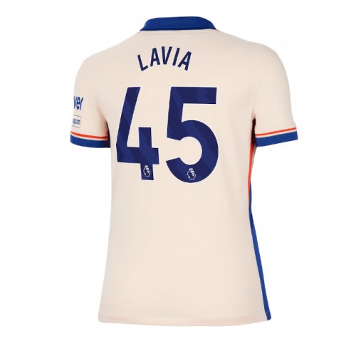 Chelsea Romeo Lavia #45 Bortatröja Dam 2024-25 Kortärmad Chelsea Romeo Lavia #45 Bortatröja Dam 2024-25 Kortärmad