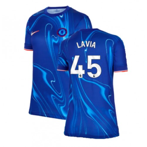 Chelsea Romeo Lavia #45 Hemmatröja Dam 2024-25 Kortärmad Chelsea Romeo Lavia #45 Hemmatröja Dam 2024-25 Kortärmad