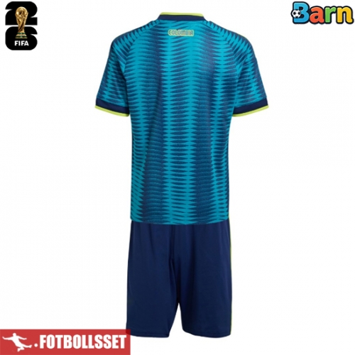 Colombia Bortatröja Barn VM 2026 Kortärmad (+ Korta byxor)
