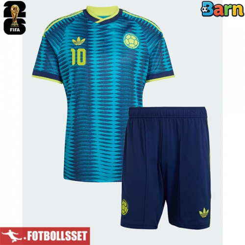 Colombia James Rodriguez #10 Bortatröja Barn VM 2026 Kortärmad (+ Korta byxor)