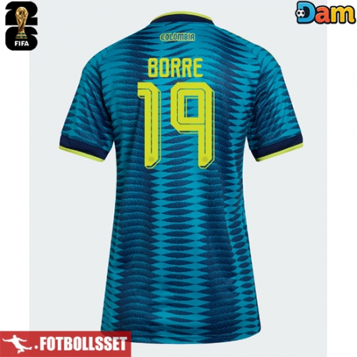 Colombia Rafael Santos Borre #19 Bortatröja Dam VM 2026 Kortärmad