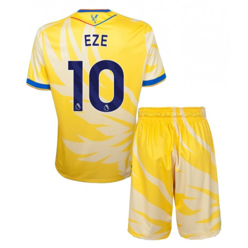 Crystal Palace Eberechi Eze #10 Bortatröja Barn 2024-25 Kortärmad (+ Korta byxor)