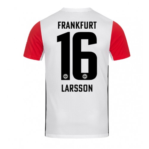 Eintracht Frankfurt Hugo Larsson #16 Hemmatröja 2024-25 Kortärmad Eintracht Frankfurt Hugo Larsson #16 Hemmatröja 2024-25 Kortärmad