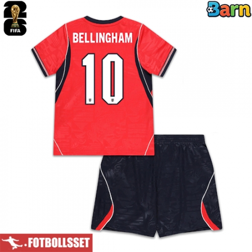 England Jude Bellingham #10 Bortatröja Barn VM 2026 Kortärmad (+ Korta byxor)