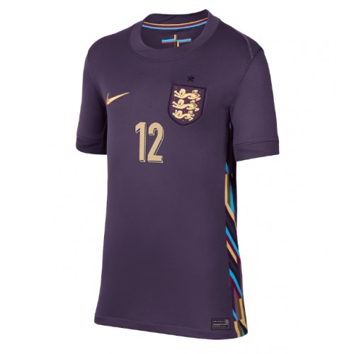 England Kieran Trippier #12 Bortatröja Dam EM 2024 Kortärmad England Kieran Trippier #12 Bortatröja Dam EM 2024 Kortärmad