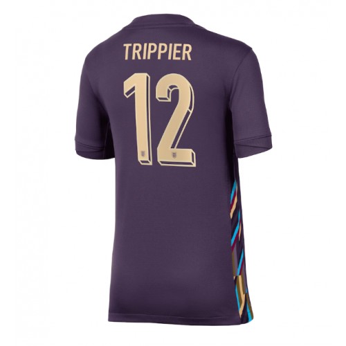 England Kieran Trippier #12 Bortatröja Dam EM 2024 Kortärmad England Kieran Trippier #12 Bortatröja Dam EM 2024 Kortärmad