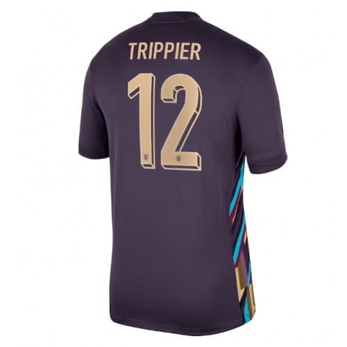 England Kieran Trippier #12 Bortatröja EM 2024 Kortärmad England Kieran Trippier #12 Bortatröja EM 2024 Kortärmad