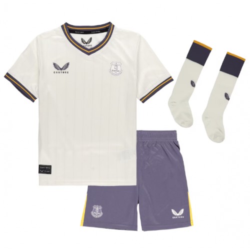 Everton Dominic Calvert-Lewin #9 Tredje Tröja Barn 2024-25 Kortärmad (+ Korta byxor)