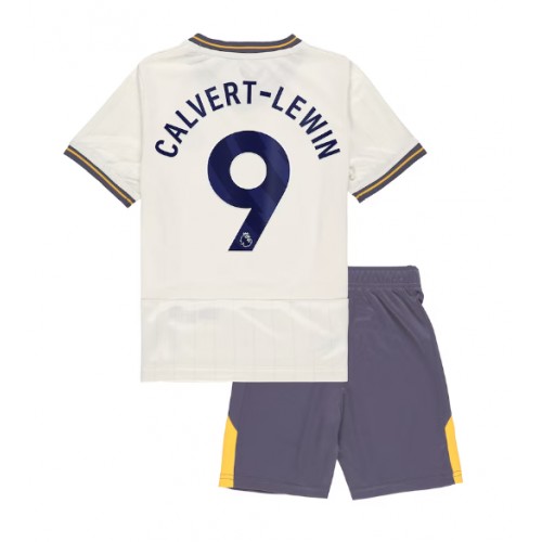 Everton Dominic Calvert-Lewin #9 Tredje Tröja Barn 2024-25 Kortärmad (+ Korta byxor)