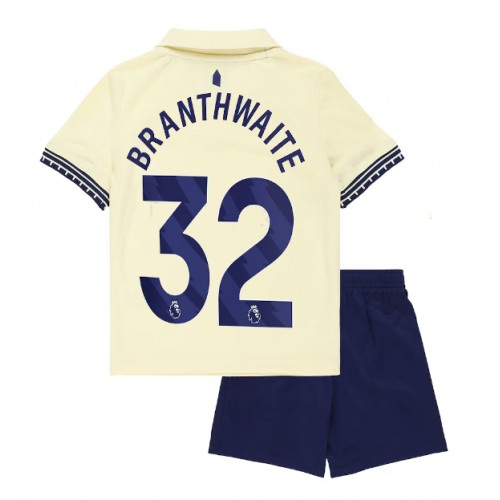Everton Jarrad Branthwaite #32 Bortatröja Barn 2025-26 Kortärmad (+ Korta byxor)