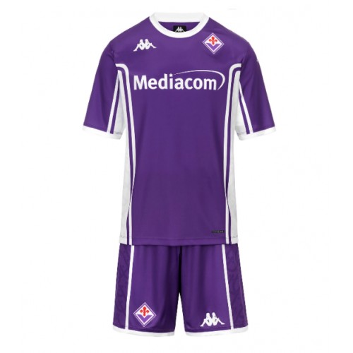 Fiorentina Hemmatröja Barn 2025-26 Kortärmad (+ Korta byxor)
