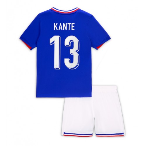 Frankrike Kante #13 Hemmatröja Barn EM 2024 Kortärmad (+ Korta byxor)