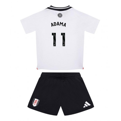Fulham Adama Traore #11 Hemmatröja Barn 2024-25 Kortärmad (+ Korta byxor)