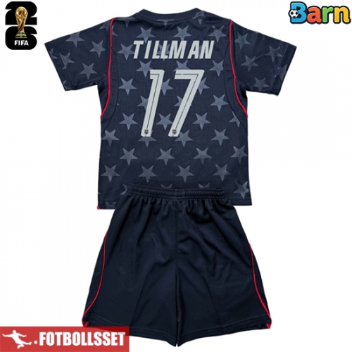 Förenta stater Malik Tillman #17 Bortatröja Barn VM 2026 Kortärmad (+ Korta byxor)